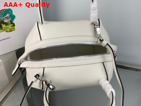 Prada Small Leather Handbag in White 1BA366 Replica