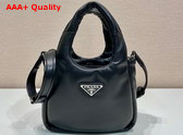 Prada Small Padded Prada Soft Nappa Leather Bag in Black 1BA359 Replica