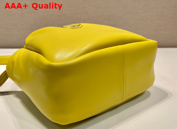 Prada Small Padded Prada Soft Nappa Leather Bag in Citron Green 1BA359 Replica