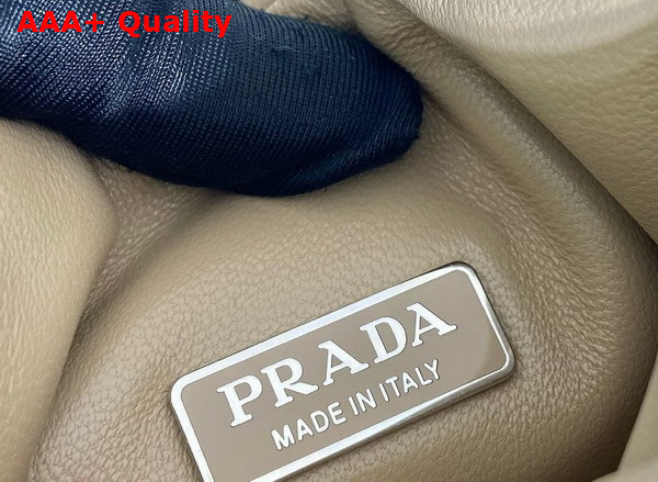 Prada Small Padded Prada Soft Nappa Leather Bag in Desert Beige 1BA359 Replica