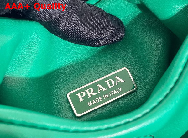 Prada Small Padded Prada Soft Nappa Leather Bag in Mango 1BA359 Replica