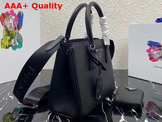 Prada Small Saffiano Leather Bag in Black Replica