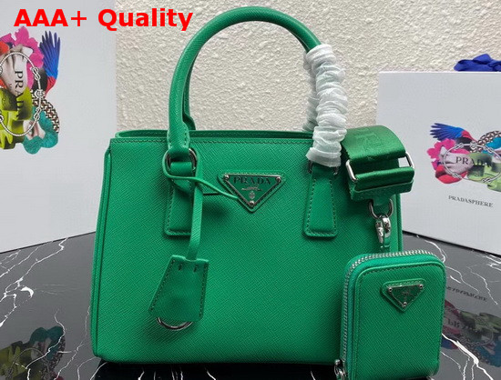 Prada Small Saffiano Leather Bag in Green Replica