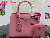 Prada Small Saffiano Leather Bag in Petal Pink Replica