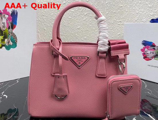 Prada Small Saffiano Leather Bag in Petal Pink Replica