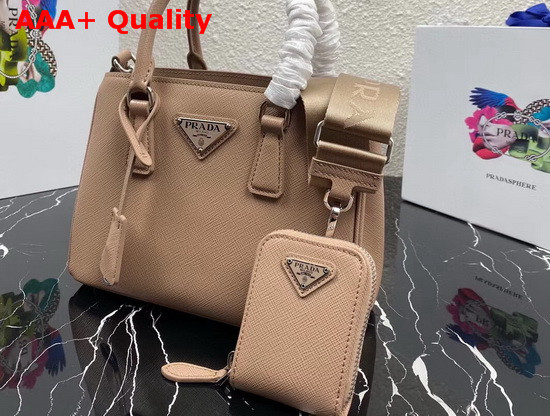 Prada Small Saffiano Leather Bag in Powder Pink Replica