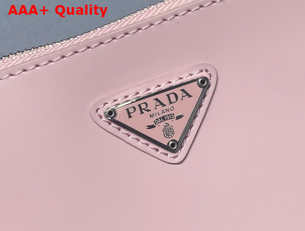 Prada Small Sequined Mesh Tote Bag in Alabaster Pink 1BG417 Replica