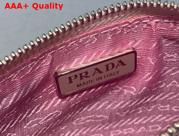 Prada Small Sequined Mesh Tote Bag in Alabaster Pink 1BG417 Replica