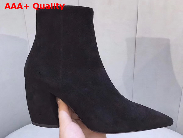 Prada Suede Ankle Boot in Black Suede Replica