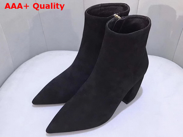 Prada Suede Ankle Boot in Black Suede Replica