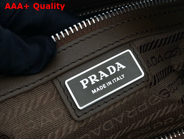 Prada Suede Shoulder Bag in Cocoa Brown 2VH187 Replica