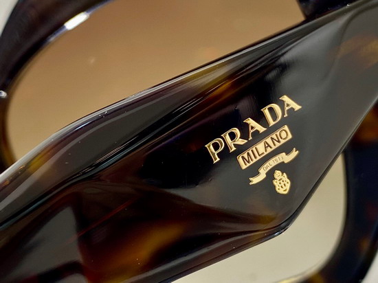 Prada Symbole Sunglasses Black Acetate Frame Replica