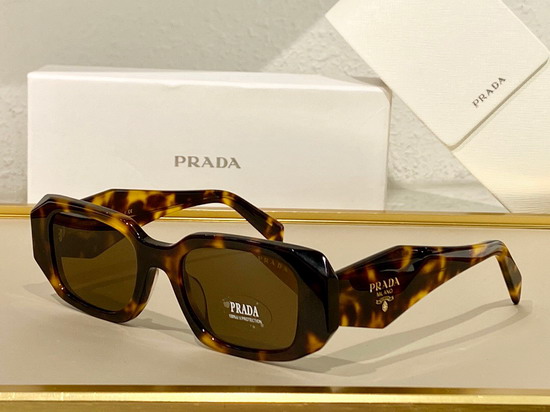 Prada Symbole Sunglasses Chalk White Acetate Frame Replica