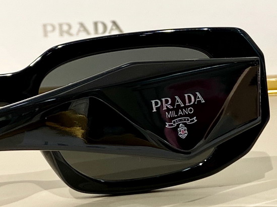 Prada Symbole Sunglasses Chalk White Acetate Frame Replica