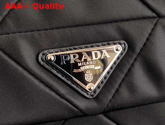 Prada System Nylon Patchwork Bag in Black 1BD292 Replica