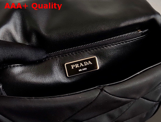 Prada System Nylon Patchwork Bag in Black 1BD292 Replica