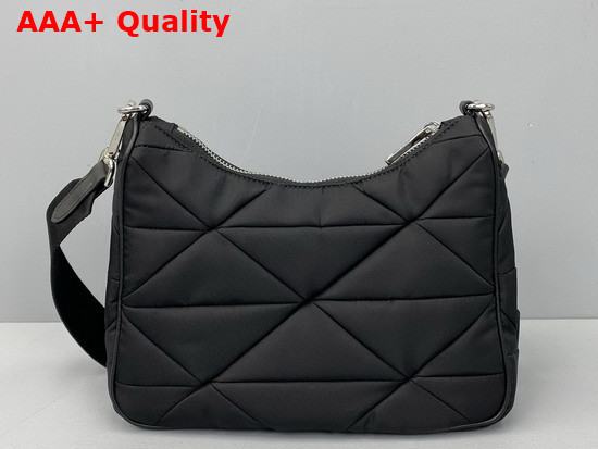 Prada System Nylon Patchwork Shoulder Bag in Black Replica