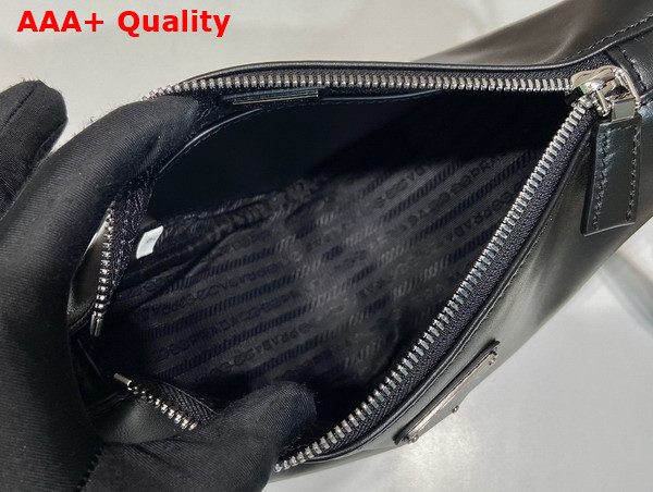 Prada Triangle Leather Bag in Black 2VH155 Replica