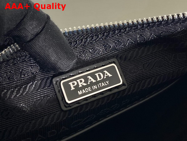 Prada Triangle Leather Bag in Black 2VH155 Replica