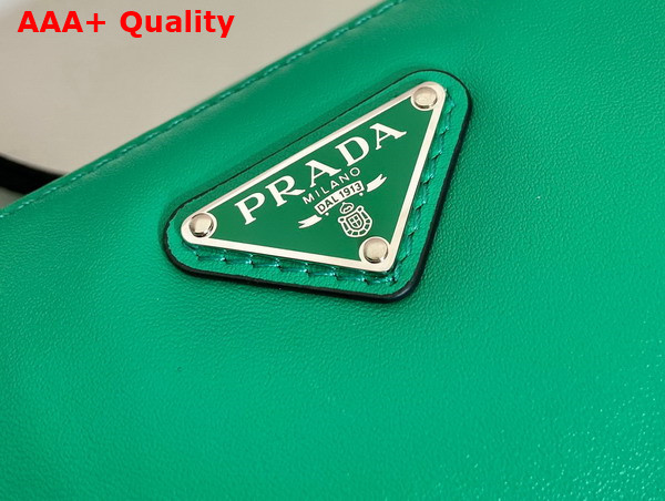 Prada Triangle Leather Bag in Mango 2VH155 Replica