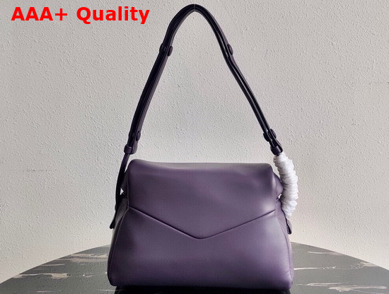 Prada Violet Padded Nappa Leather Prada Signaux Bag 1BC165 Replica