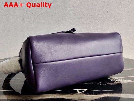 Prada Violet Padded Nappa Leather Prada Signaux Bag 1BC165 Replica