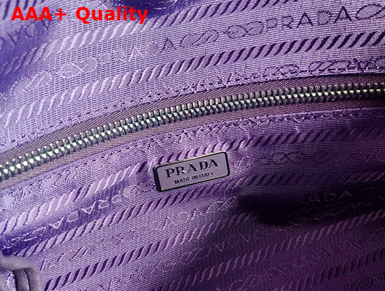 Prada Violet Padded Nappa Leather Prada Signaux Bag 1BC165 Replica