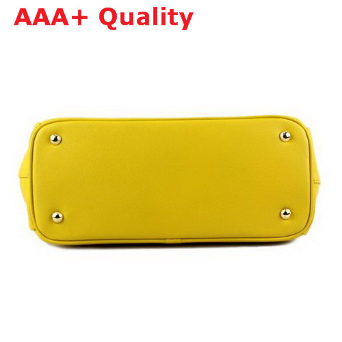 Prada Small killer bag saffiano leather yellow Replica