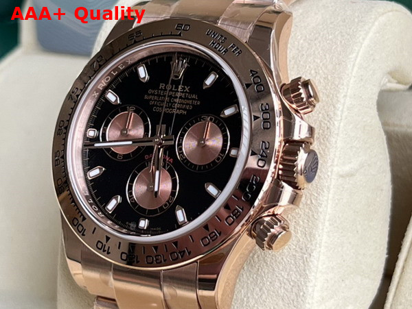 Rolex Cosmograph Daytona Oyster 40mm Everose Gold Replica