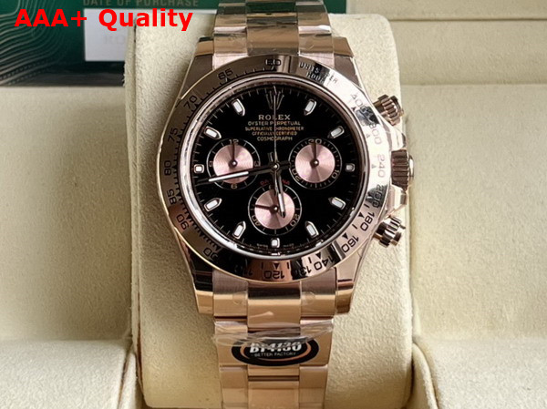 Rolex Cosmograph Daytona Oyster 40mm Everose Gold Replica