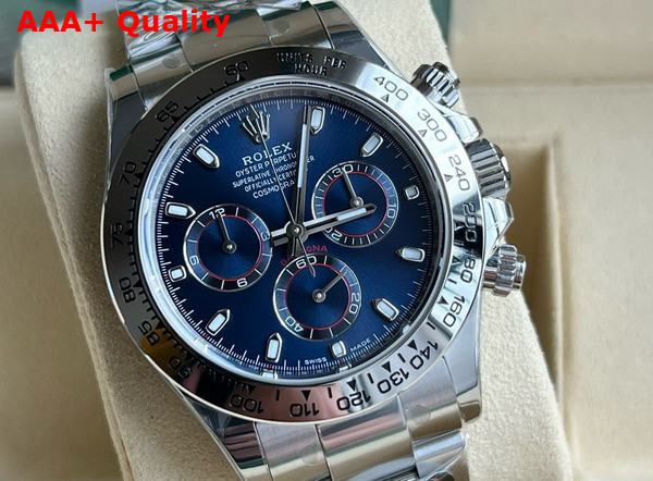 Rolex Cosmograph Daytona Oyster 40mm Oystersteel Blue Dial Replica