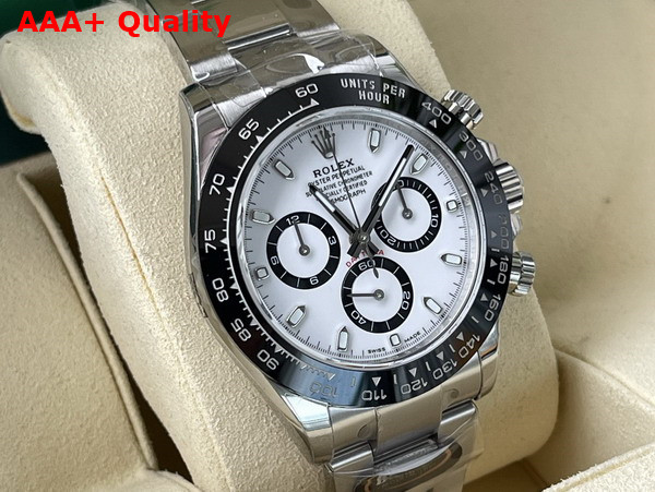 Rolex Cosmograph Daytona Oyster 40mm Platinum and Black Replica