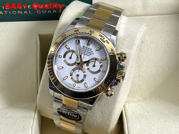 Rolex Cosmograph Daytona Oyster 40mm Platinum and Yellow Gold Replica