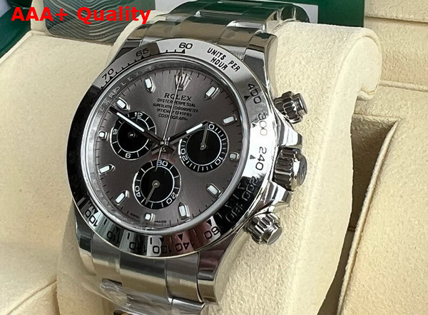 Rolex Cosmograph Daytona Oyster 40mm White Gold Reference 126509 Replica