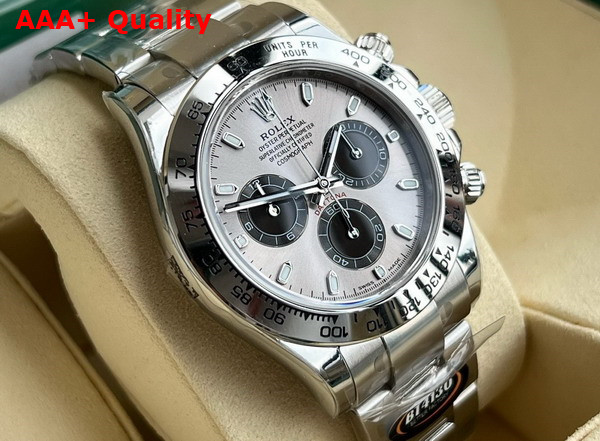 Rolex Cosmograph Daytona Oyster 40mm White Gold Reference 126509 Replica