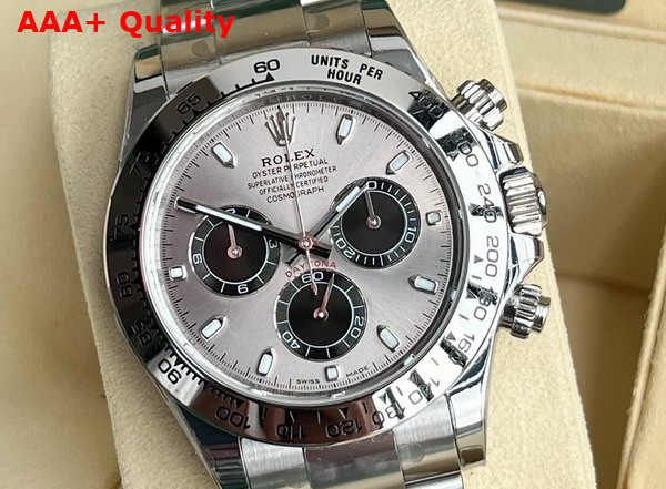 Rolex Cosmograph Daytona Oyster 40mm White Gold Reference 126509 Replica