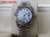 Rolex Datejust 31 Oyster 31mm Oystersteel White Gold and Diamonds Pearl Panel Reference 278384 Replica