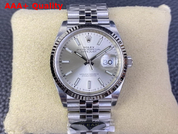 Rolex Datejust 36 Oyster 36mm Oystersteel and White Gold Reference 126234 Replica