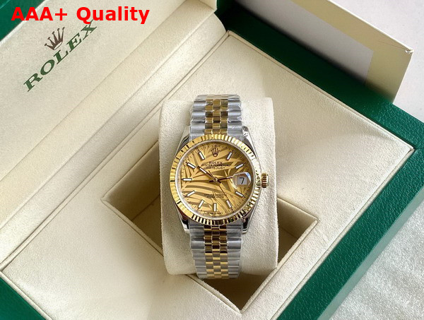 Rolex Datejust 36 Oyster 36mm Oystersteel and Yellow Gold Reference 126203 Replica