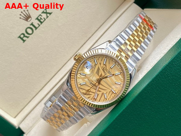 Rolex Datejust 36 Oyster 36mm Oystersteel and Yellow Gold Reference 126203 Replica