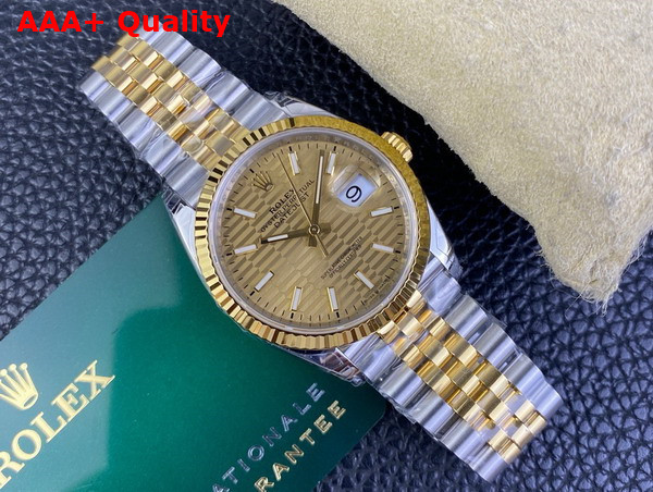 Rolex Datejust 36 Oyster 36mm Oystersteel and Yellow Gold Reference 126233 Replica