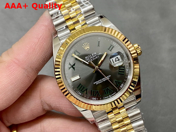 Rolex Datejust 41 Oyster 41mm Oystersteel and Yellow Gold Replica