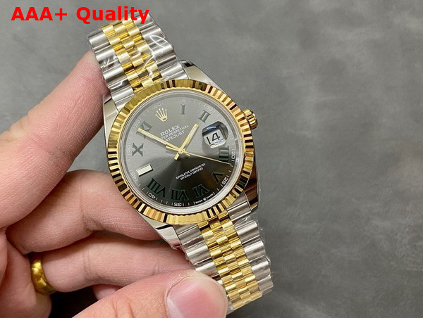 Rolex Datejust 41 Oyster 41mm Oystersteel and Yellow Gold Replica