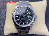 Rolex Sky Dweller Oyster 42mm Oystersteel and White Gold Replica