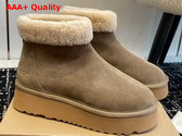 UGG Classic Mini Zipper Boot in Tomatillo Sheepskin Replica