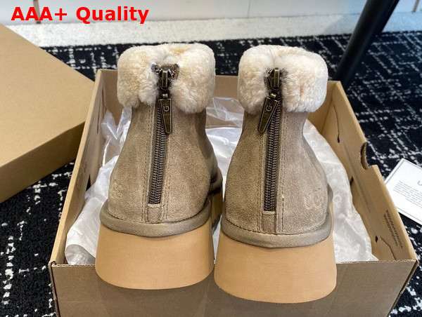 UGG Classic Mini Zipper Boot in Tomatillo Sheepskin Replica