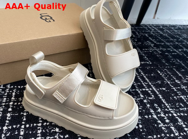 UGG Goldenglow Sandal in Beige Tpu Rubber Replica