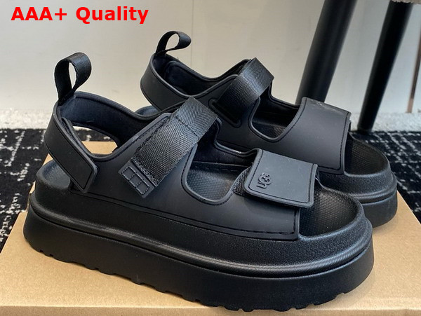 UGG Goldenglow Sandal in Black Tpu Rubber Replica