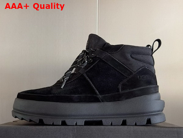 UGG Men Lug Chukka Sneaker in Black Replica