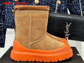 UGG Neumel Weather Hybrid Boot in Chestnut Suede with Orange Sole Replica